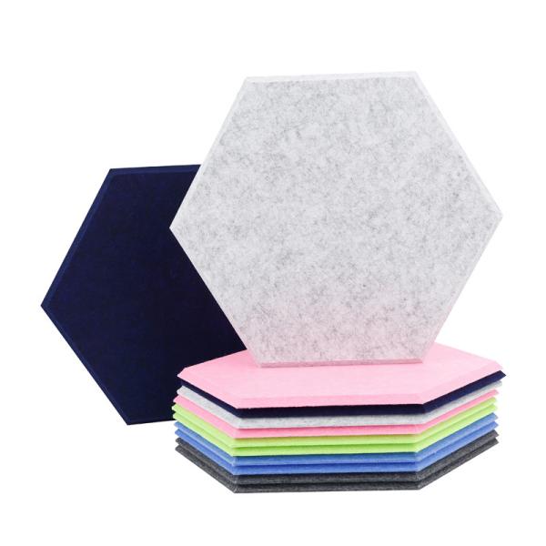 Buy cheap High Density Sound Proof Wall Panels Stylish Hexagon Acoustic Panels from wholesalers