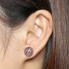 Buy cheap Fashion Black Natural Wood Studs Jewelry Wholesale Wooden Cross Earrings from wholesalers