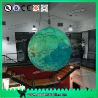 Buy cheap 2M Hanging Lighting Inflatable Earth Ball Earth Ballon Helium Planet Decoration product