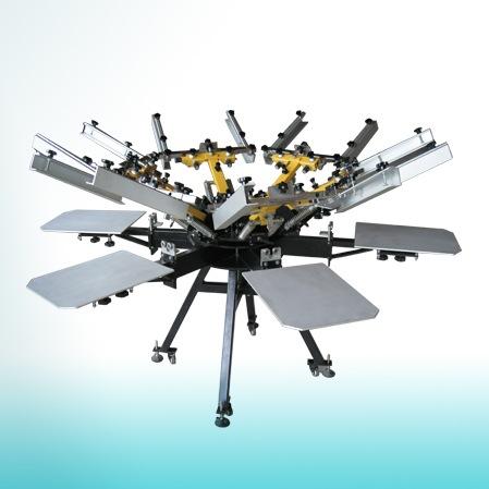 Buy cheap 6 color 6 station manual t-shirt screen printing from wholesalers