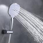 Strong bathroom showerhead massage shower head handheld multi pressure button