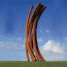 Buy cheap Modern Abstract Ring Rustic Metal Yard Art Garden Sculptures ISO9001 from wholesalers