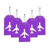 Buy cheap Silicone Luggage Tags for Travel Suitcases Simple Cartoon Design Name Cards Included from wholesalers