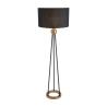 Buy cheap American Retro Floor Lamp For Living Room Black Fabric Shade Nordic Villa Hotel Hadley Floor Lamp(WH-MFL-147) from wholesalers