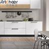 Buy cheap Modern Kitchen Cabinets with Wall Cabinet Shelf Storage and E0 Grade Wood Melamine Design from wholesalers