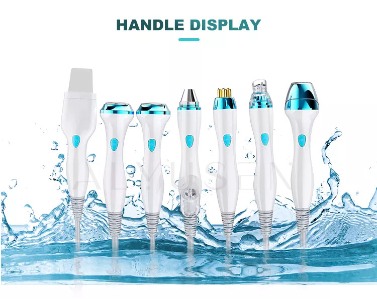 Ice Blue H2O2 Beauty Machine , Oxygen Aqua Peel Hydrodermabrasion Facial Machine