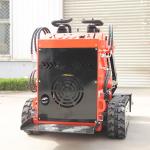 ZHONGMEI Wheel Tracked Skid Steer Loader 25 L Fuel Tank Mini Skid Steer Loaders