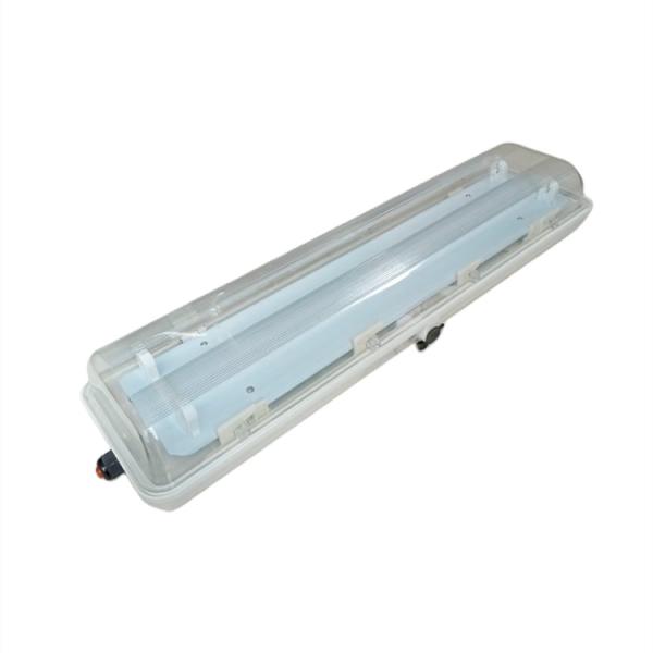 Buy cheap ATEX Full Plastic 2*36 W Double Tubes 220 Vac Lamps Explosion Proof Fluorescent Lights from wholesalers