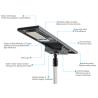 Buy cheap Outdoor Solar Street Lamp , Solar Light 60w Ip65 With LiFePO4 Battery from wholesalers