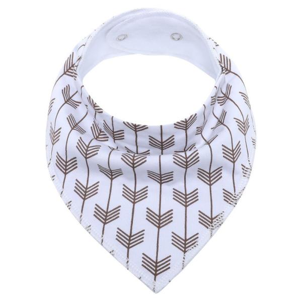 Buy cheap Unisex Baby Plain White Organic Cotton Bandana Bibs For Teething from wholesalers