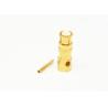 Buy cheap Straight Female SMP Rf Coaxial Connector / High Precision Rf Cable Connector from wholesalers