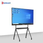 Qtenboard Customizable 55 Inch Smart Board Whiteboard 4K Dual System Pen Finger