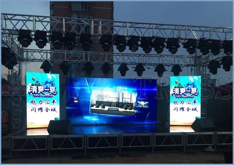 400*400mm Aluminum Truss for Outdoor Concert Stage Project at Affordable