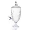 Buy cheap Luxury lead-free crystal glass 5L glass juice beverage dispenser with tap from wholesalers