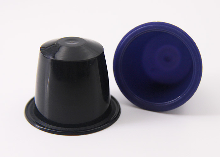 Empty Instant Coffee Capsule Packaging For Espresso plastic Blue