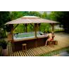 Buy cheap Luxury 10 Persons Acrylic Swimming Pool Outdoor Swim Spa Hot Tub With LED from wholesalers