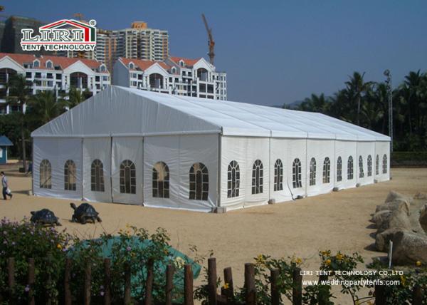 Buy cheap Wind Resistant Outdoor White Aluminum Wedding Canopy For Wedding Reception 20 X 25 Tent from wholesalers