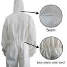 Buy cheap OEM Accepted Disposable Hooded Microporous Coveralls Without Footscover Customization from wholesalers