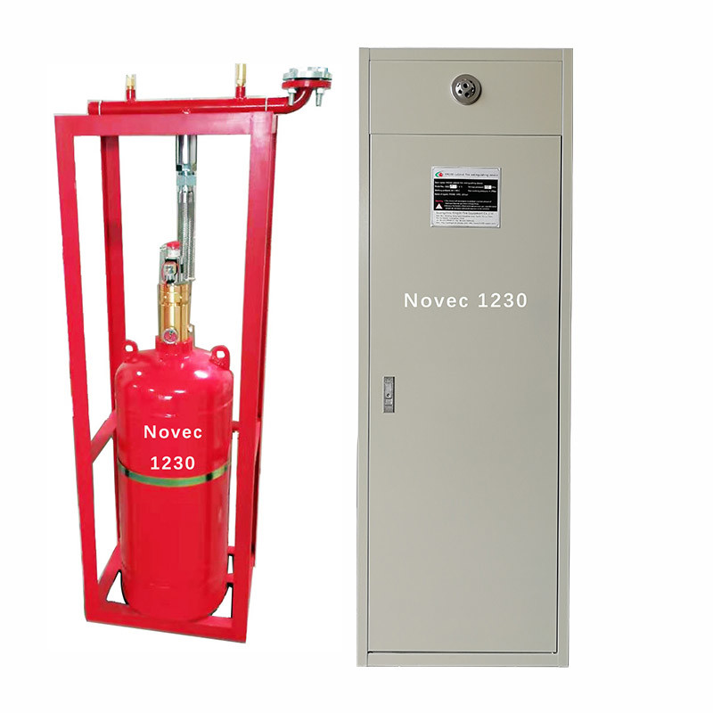 Red High Safety NOVEC1230 Fire Suppression System Max Working Pressure 3.2Mpa