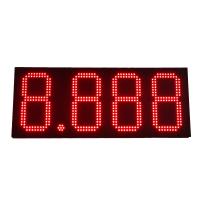 Buy cheap 7000mcd Brightness 888.8 LED Display Board Gas Station Price Sign product