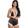 Buy cheap Female Soft Sexy Bodysuit Lingerie Mature Women Babydoll Transparent Sexy Underwear from wholesalers