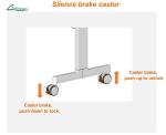 Customize Your Folding Table with 1.5mm Cold Rolled Steel Leg Wooden Furniture