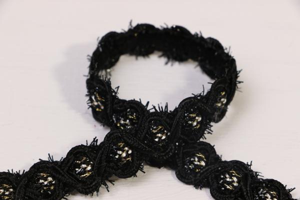 Buy cheap 3/4" Black Woven Tape Trim For Curtain Edge Or Dress Coats Belt Collar Edge from wholesalers