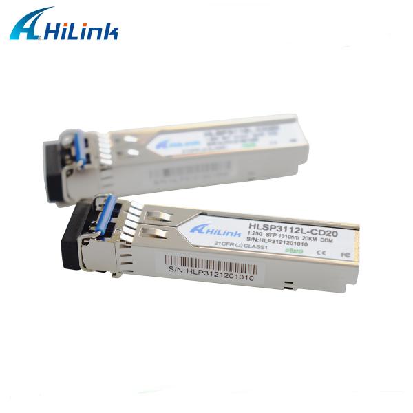 Buy cheap Hilink HW Compatible SFP Fiber Optic Module 1.25G SFP BIDI 20km LC Connector from wholesalers