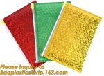 Hot Metallic Colorful Bagease Packaging Zipper Bubble Bag For Cosmetic Packaging