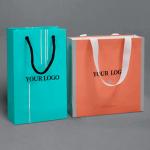 Customized High-end Hand held Gift Bags Clothing Store Personalized Craft Kraft