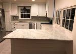 Carrara White Bianco Quartz Kitchen Countertops Anti Stain / Wear Resistence
