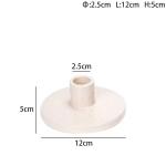 Nordic Decorative Table Dinning Porcelain Ceramic Candlestick