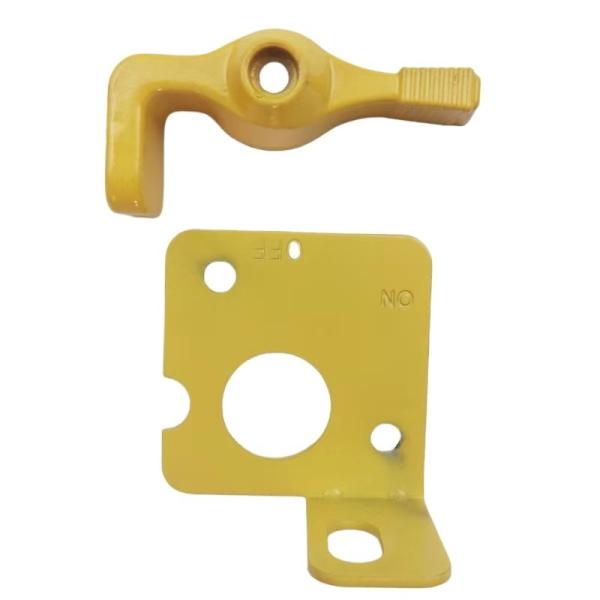 Buy cheap OEM Standard Size Steel Lockout Lever Kit for Sprint Car Battery Master Disconnect Switch Red and Yellow Steel Material from wholesalers