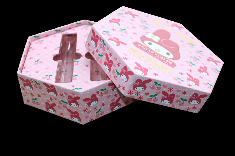 Empty Paper Custom Makeup Packaging Containers Special Shaped Customized