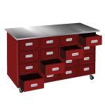 Stainless Steel 0.4mm To 1.2mm Medicine Storage Cabinet