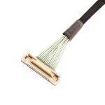 Length 150mm Micro Coax Cable Assembly Hirose DF36-15P 0.4SD LCD