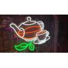 Buy cheap Tea Culture Space Cuttable Neon Sign Tea Retail Display Silica Gel Led Bar Signs from wholesalers