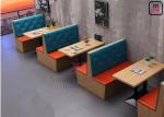 Double Face Fast Food Commercial Booth Seating For Less Room / Small Space