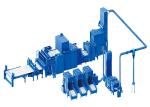 1000kg/H Waste Fiber Cloth Airlaid Nonwoven Machine