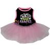 Buy cheap Tulle Ruffles Small Dog Dresses Sleeveless And Loose Round Collar pink dog dress from wholesalers