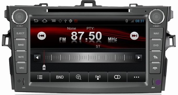 Ouchuangbo auto radio 3G wifi TV DVD navi multimedia for Toyota Corolla 2007-2011 s150 android 4.0 system OCB-063