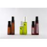 Buy cheap Amber Green Plastic Lotion Custom Cosmetic Bottles Set / Foundation Pump Bottle from wholesalers