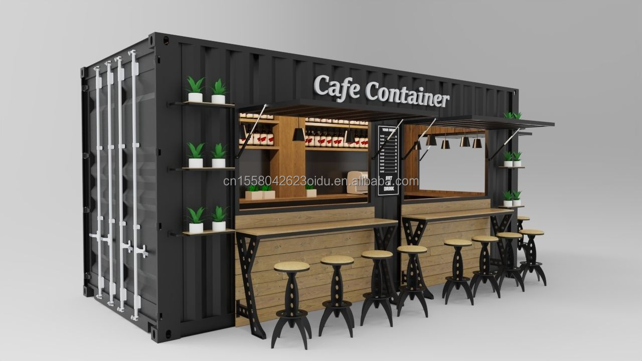 Galvanized Steel Bending 180g Container Prefabricated Foldable Shops Stores Flat Pack Garage for Space-Saving Solution