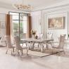 Buy cheap Narrow Luxury Faux Marble Dining Table Stainless Steel 200cm Grey from wholesalers
