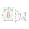 Buy cheap 2 Cavity Plastic Multi Cavity Injection Molding Black Dust Cover Nylon Material from wholesalers