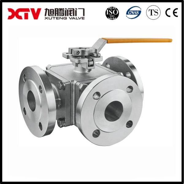 Buy cheap API Stainless Steel SS304/316 3 Way Flange Ball Valve With Initial Payment Option from wholesalers