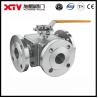 Buy cheap API Stainless Steel SS304/316 3 Way Flange Ball Valve With Initial Payment Option from wholesalers