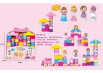 72 Pcs Plastic DIY Building Blocks Educational Toys W / Train Numerals 4