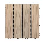 Sturdy Wood Deck Tiles Hardwood Decking Boards Tiles Waterproof CE