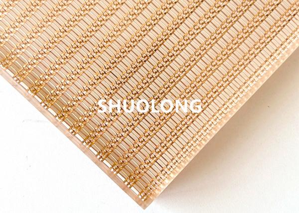 Buy cheap Fine Bronze Decorative Architectural Mesh For Laminated Glass from wholesalers